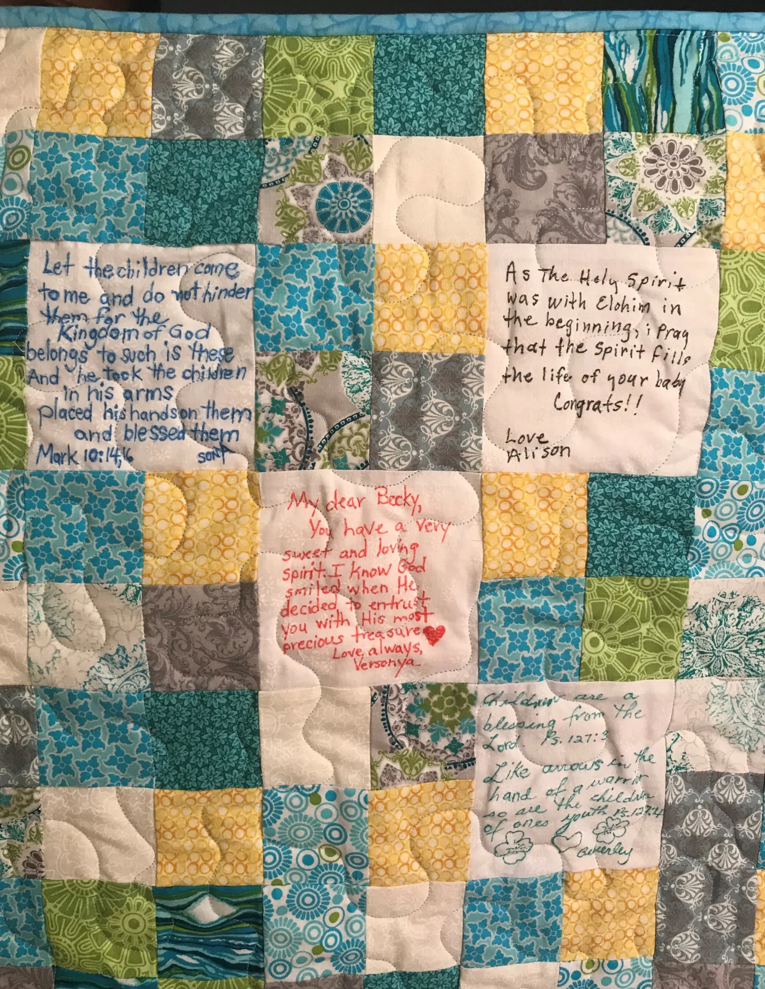 Becky's Memory Quilt