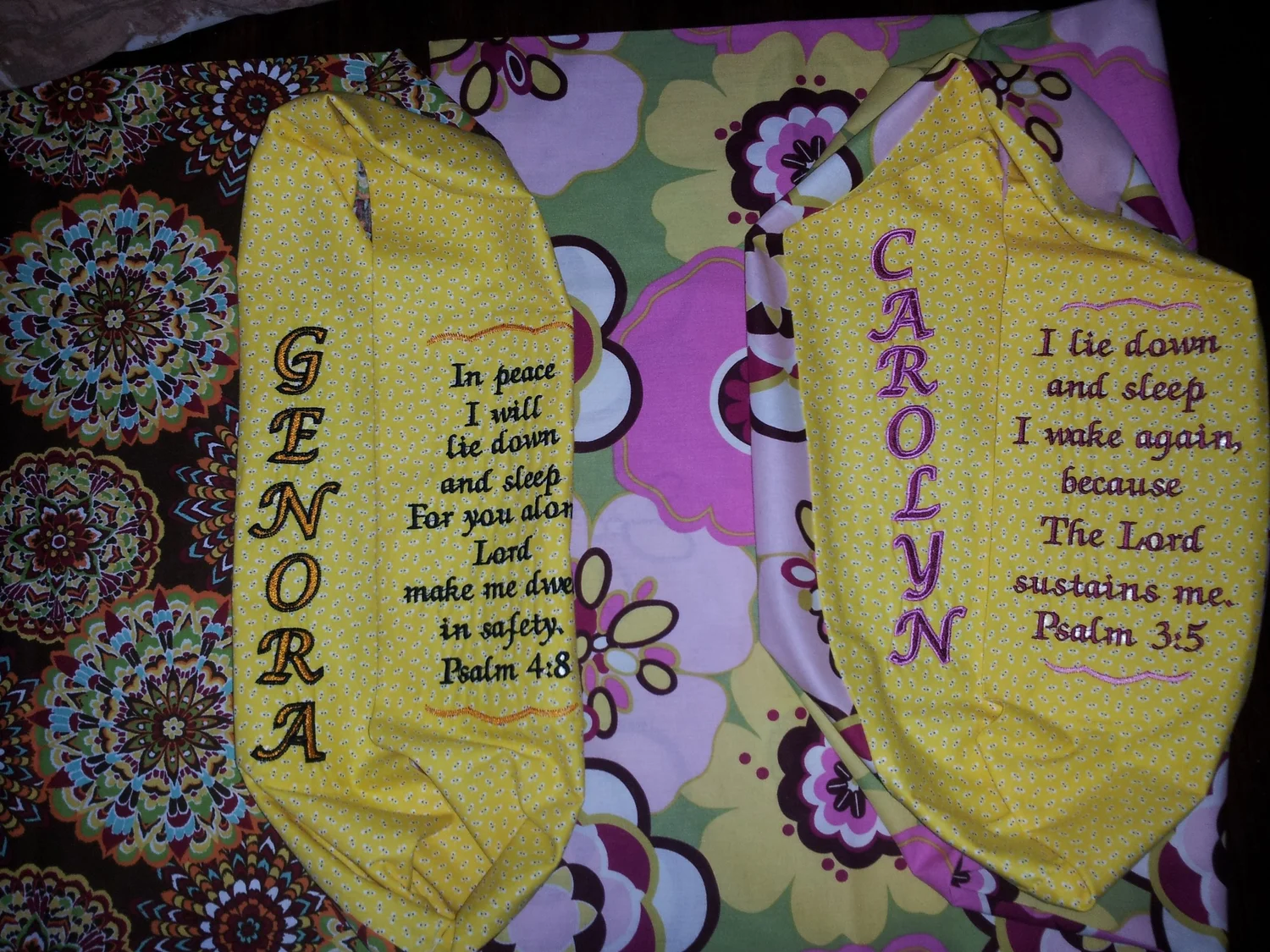 Embroidered Pillowcases